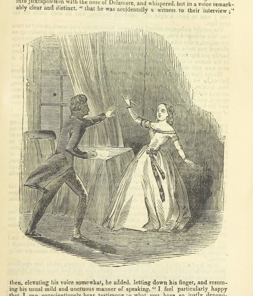 An illustration from The Black Pirate; or, the Phantom Ship. A romance, 1848, leaf 155