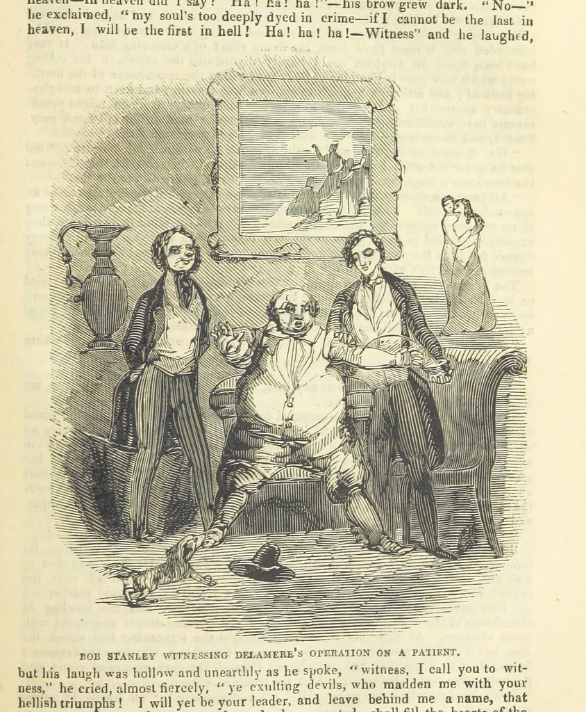 An illustration from The Black Pirate; or, the Phantom Ship. A romance, 1848, leaf 187