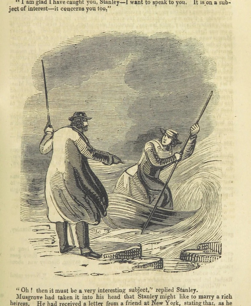 An illustration from The Black Pirate; or, the Phantom Ship. A romance, 1848, leaf 211