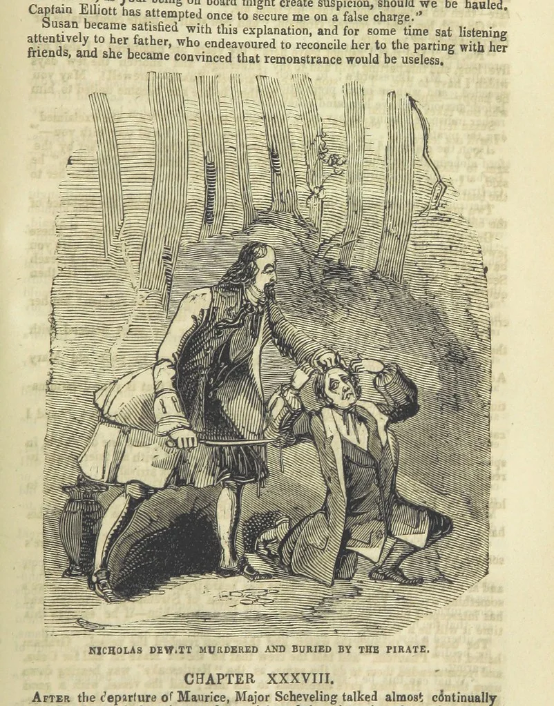 An illustration from The Black Pirate; or, the Phantom Ship. A romance, 1848, leaf 259