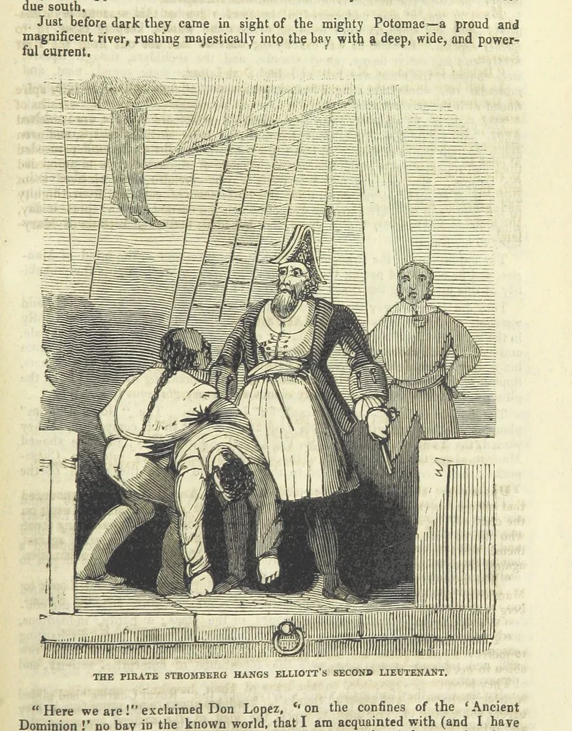 An illustration from The Black Pirate; or, the Phantom Ship. A romance, 1848, leaf 275