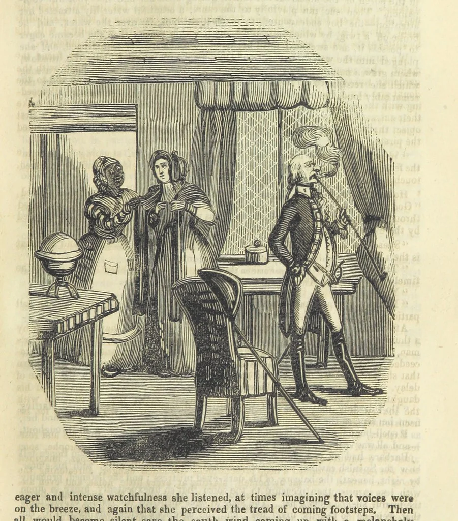 An illustration from The Black Pirate; or, the Phantom Ship. A romance, 1848, leaf 67