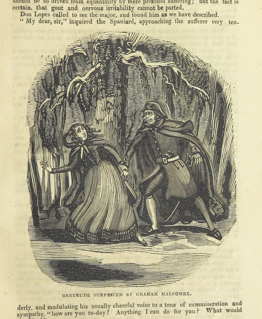 An illustration from The Black Pirate; or, the Phantom Ship. A romance, 1848, leaf 99