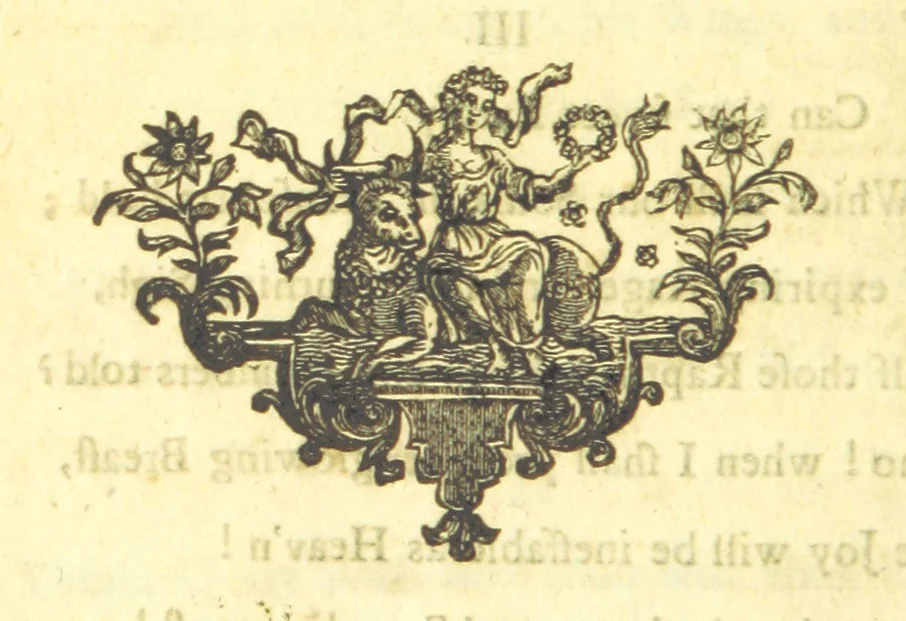 An illustration from Poems, amorous, moral and divine, 1718, leaf 42