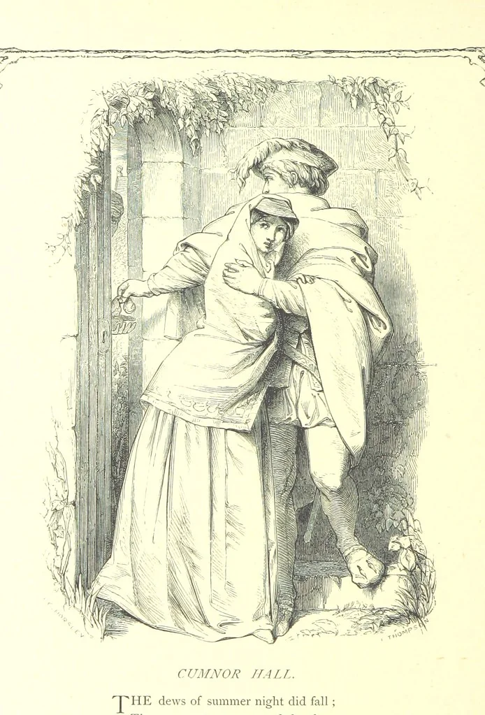 An illustration from Poems and Pictures ... A new edition, 1865, leaf 102