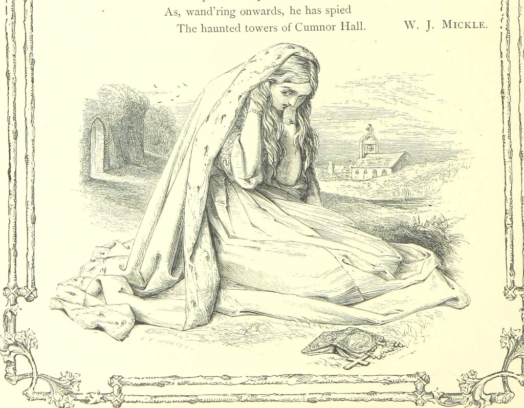 An illustration from Poems and Pictures ... A new edition, 1865, leaf 106