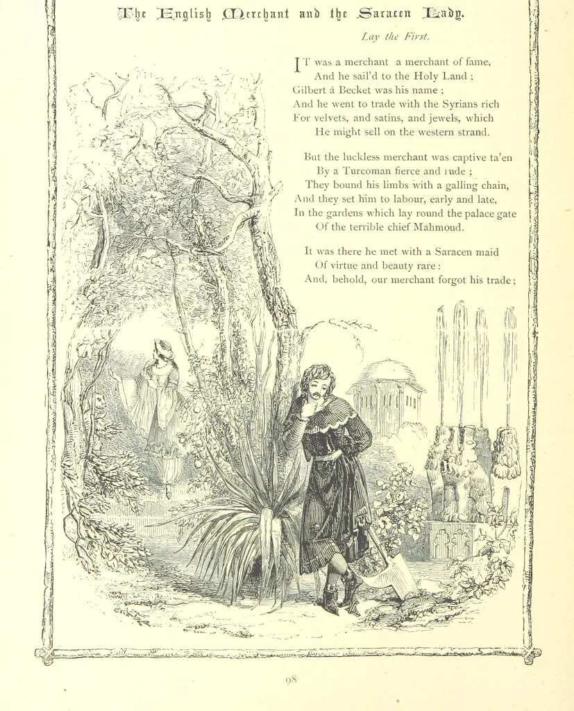 An illustration from Poems and Pictures ... A new edition, 1865, leaf 114