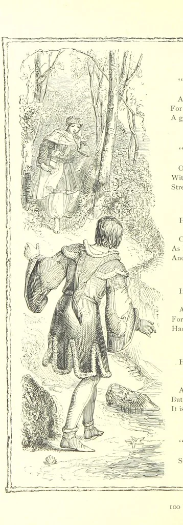 An illustration from Poems and Pictures ... A new edition, 1865, leaf 116