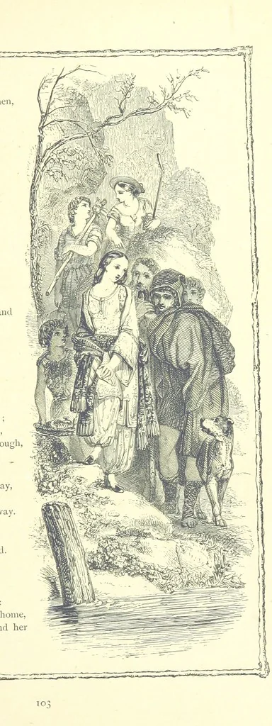An illustration from Poems and Pictures ... A new edition, 1865, leaf 119