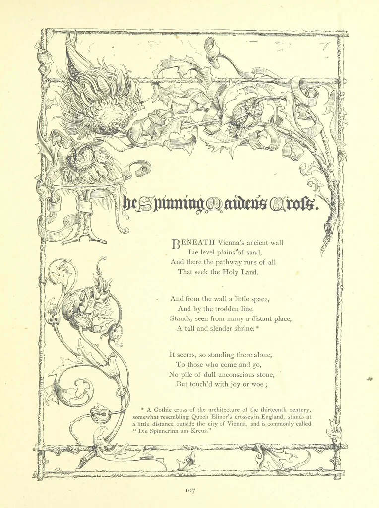 An illustration from Poems and Pictures ... A new edition, 1865, leaf 123