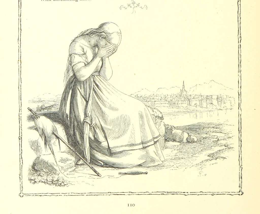 An illustration from Poems and Pictures ... A new edition, 1865, leaf 126