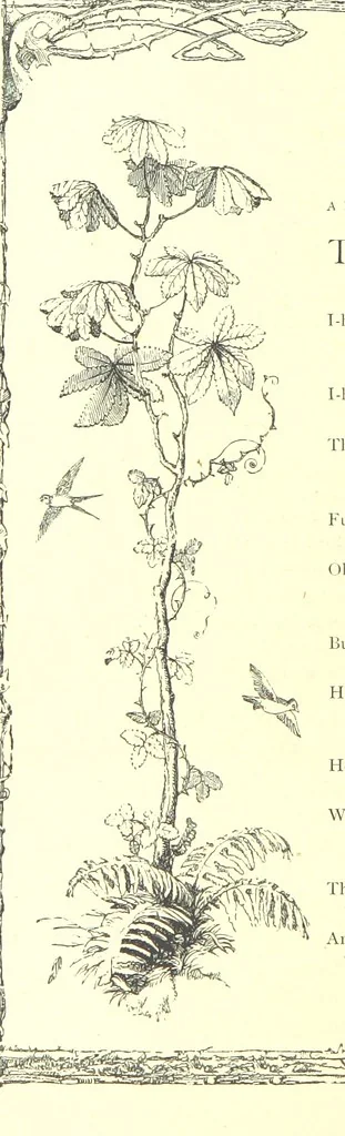 An illustration from Poems and Pictures ... A new edition, 1865, leaf 130