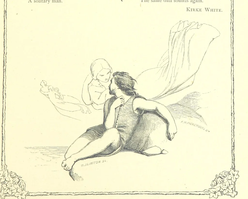 An illustration from Poems and Pictures ... A new edition, 1865, leaf 137