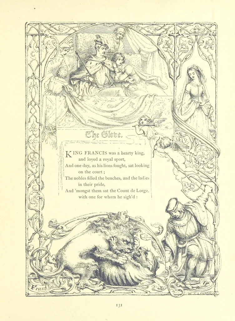 An illustration from Poems and Pictures ... A new edition, 1865, leaf 147