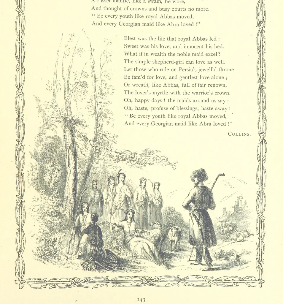 An illustration from Poems and Pictures ... A new edition, 1865, leaf 159
