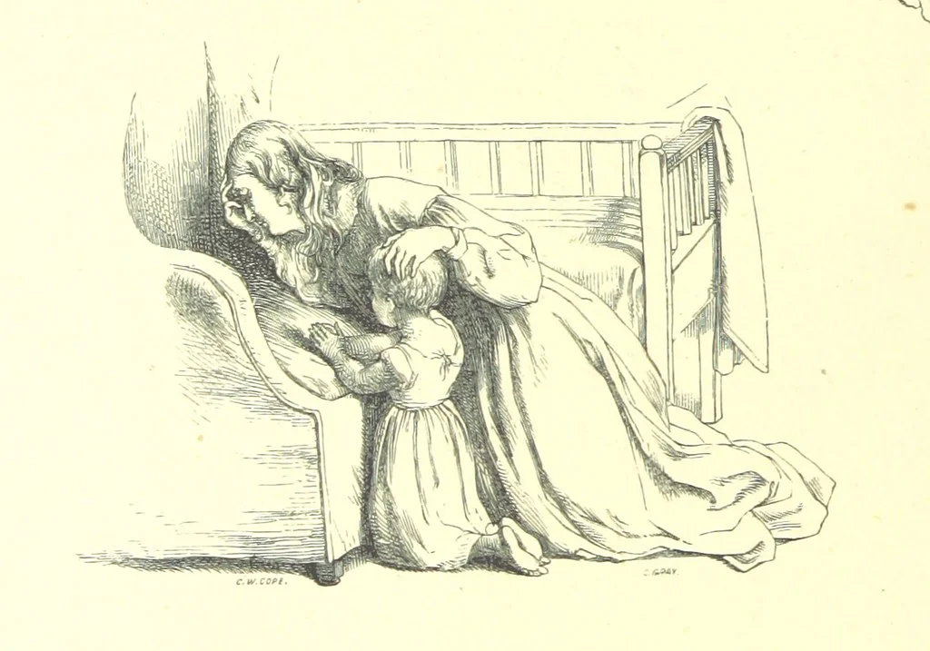 An illustration from Poems and Pictures ... A new edition, 1865, leaf 162