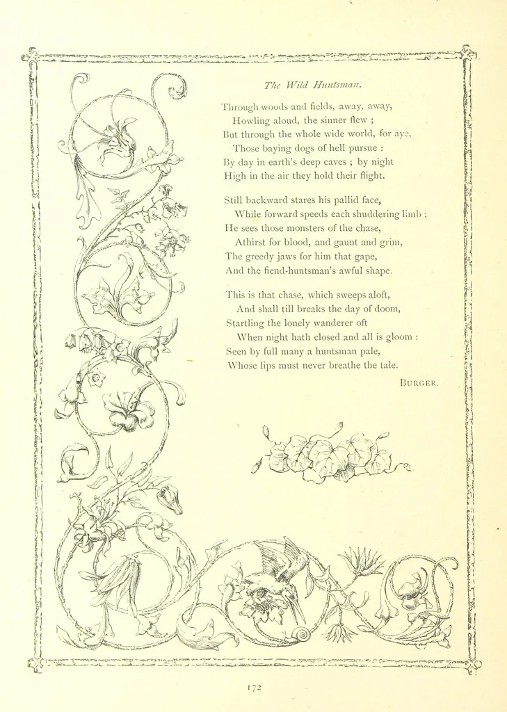 An illustration from Poems and Pictures ... A new edition, 1865, leaf 188