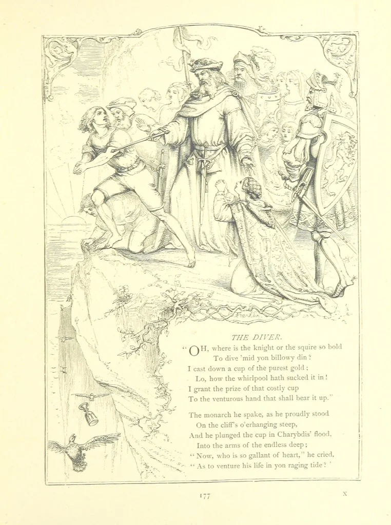 An illustration from Poems and Pictures ... A new edition, 1865, leaf 193