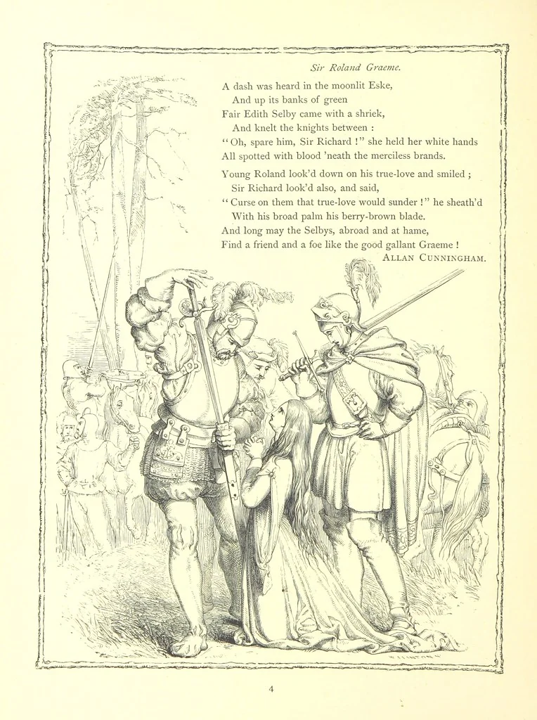 An illustration from Poems and Pictures ... A new edition, 1865, leaf 20