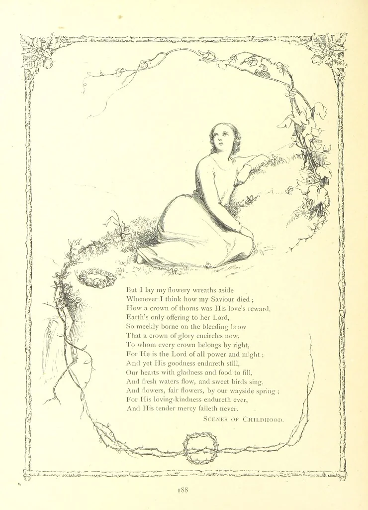 An illustration from Poems and Pictures ... A new edition, 1865, leaf 204