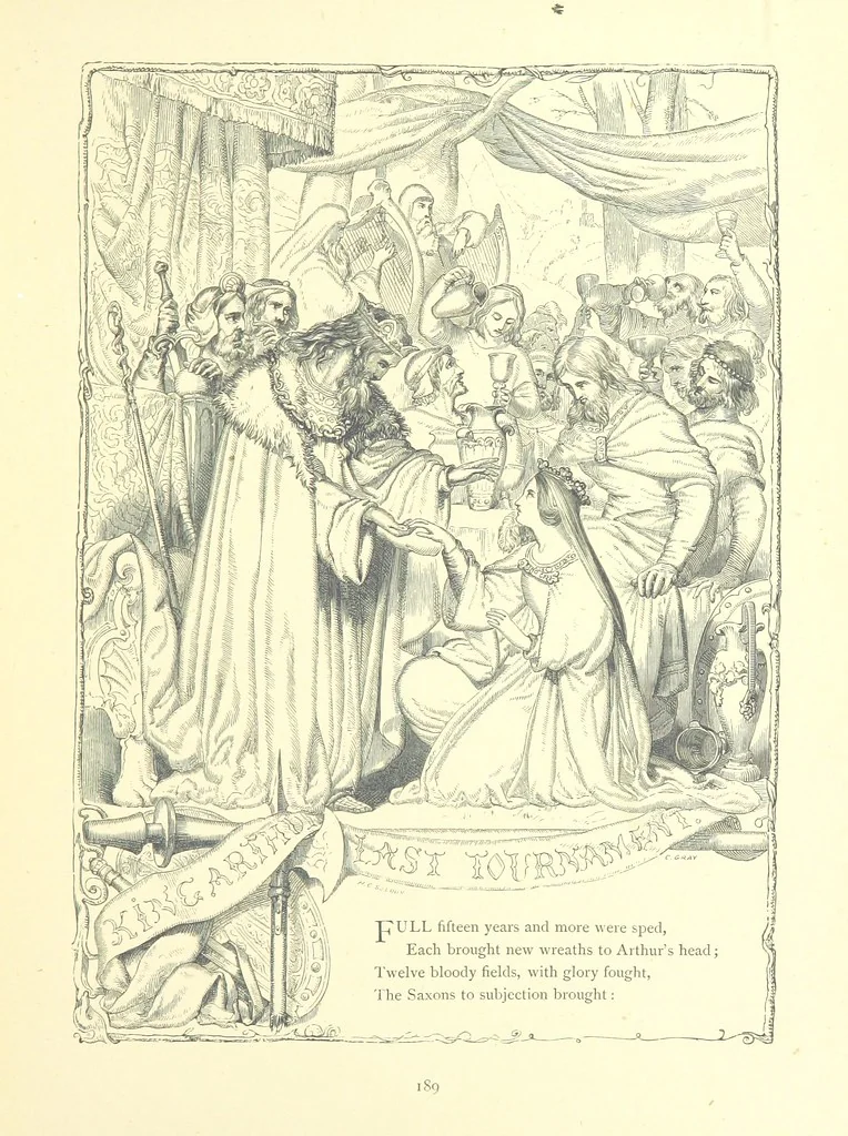 An illustration from Poems and Pictures ... A new edition, 1865, leaf 205