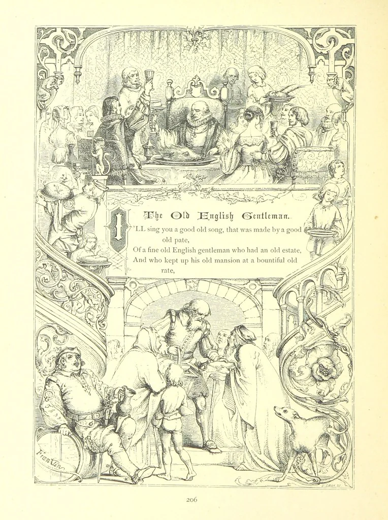 An illustration from Poems and Pictures ... A new edition, 1865, leaf 222
