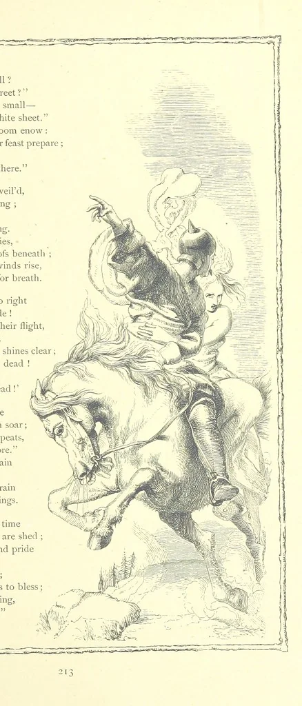 An illustration from Poems and Pictures ... A new edition, 1865, leaf 229