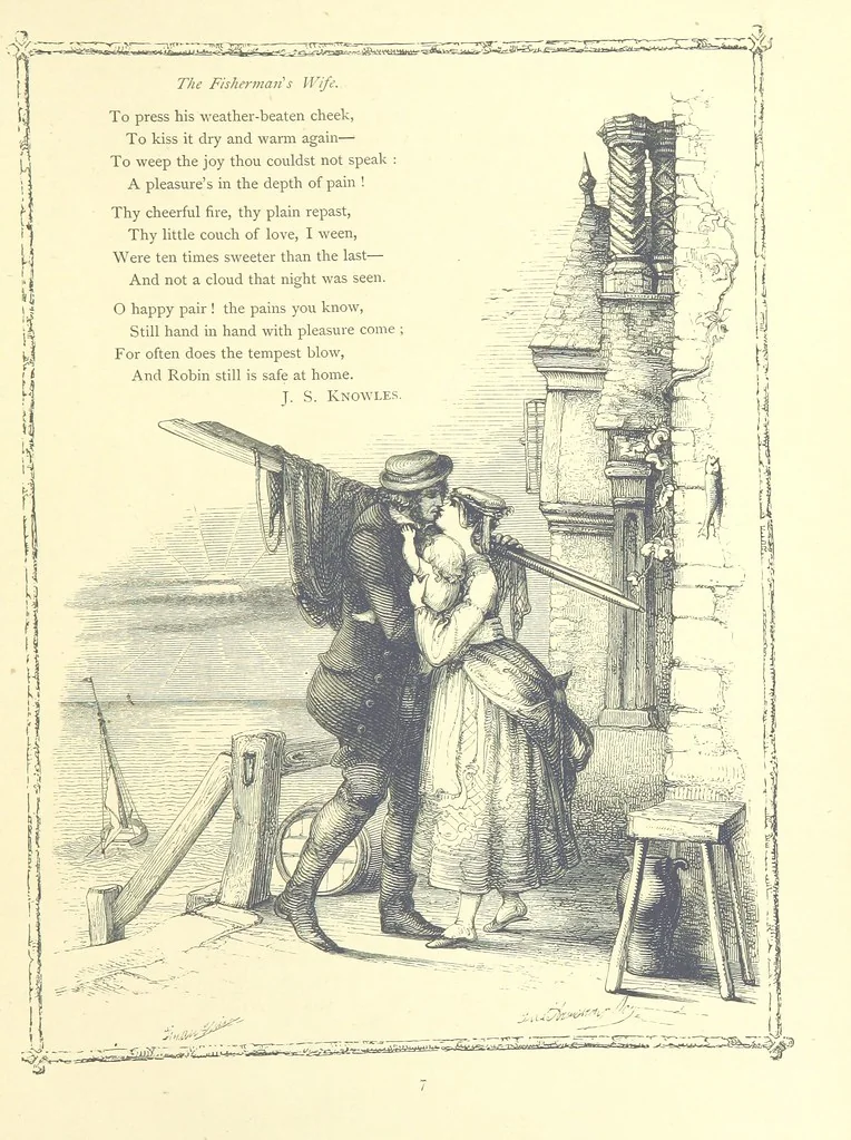 An illustration from Poems and Pictures ... A new edition, 1865, leaf 23