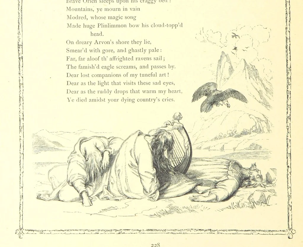An illustration from Poems and Pictures ... A new edition, 1865, leaf 244