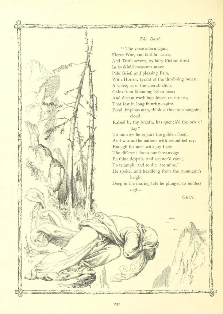 An illustration from Poems and Pictures ... A new edition, 1865, leaf 248