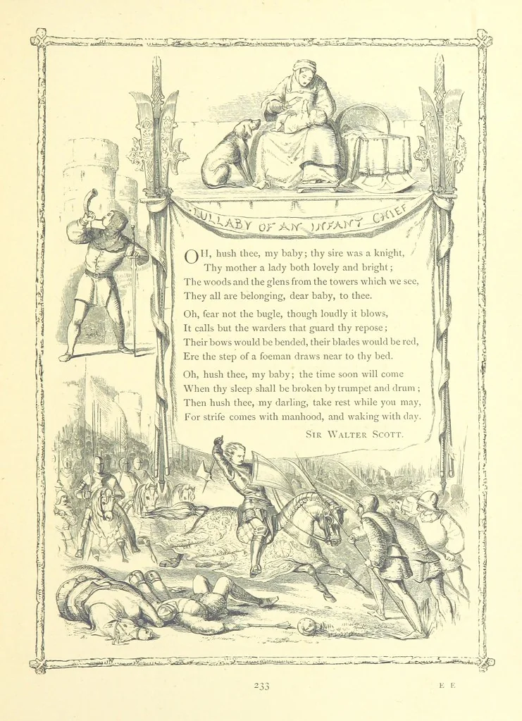 An illustration from Poems and Pictures ... A new edition, 1865, leaf 249