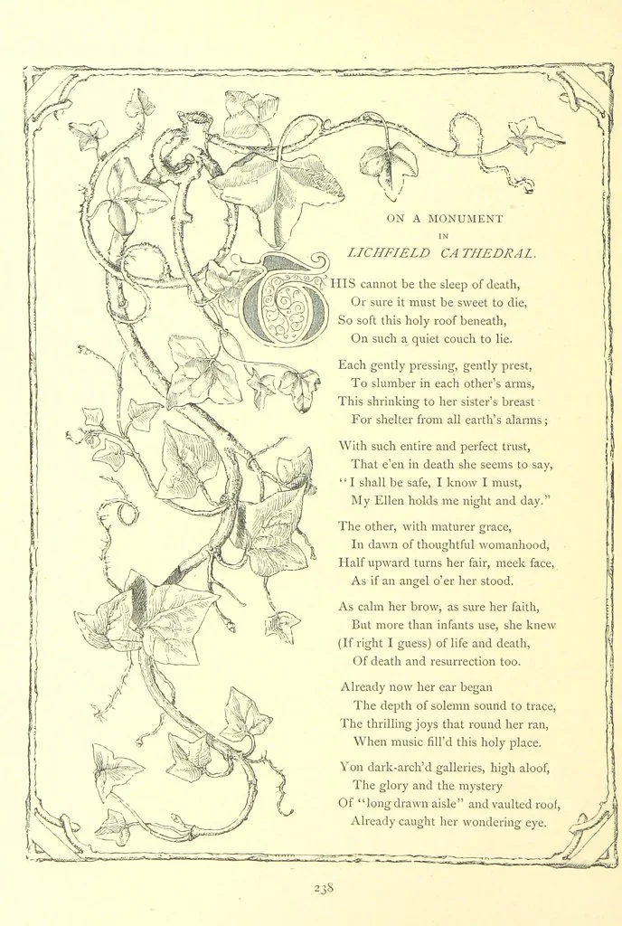An illustration from Poems and Pictures ... A new edition, 1865, leaf 254