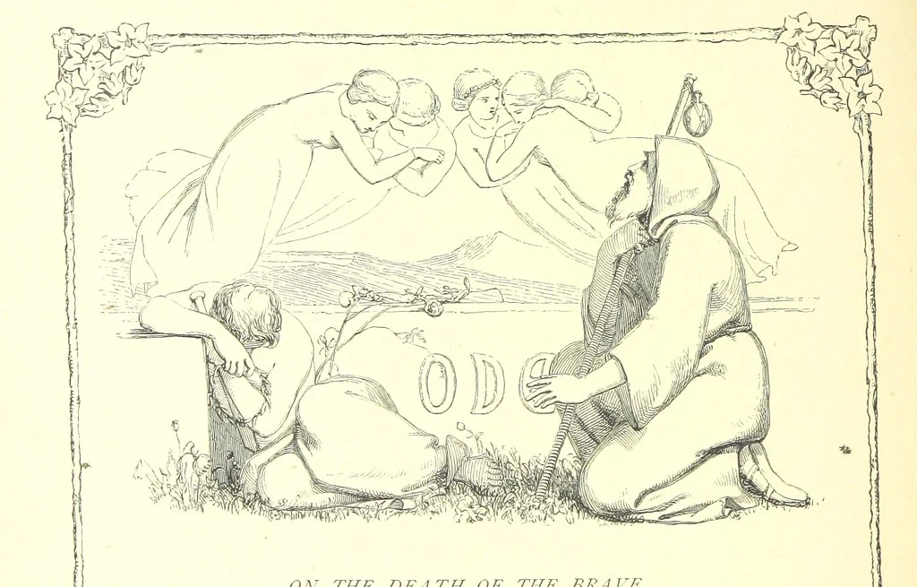 An illustration from Poems and Pictures ... A new edition, 1865, leaf 32