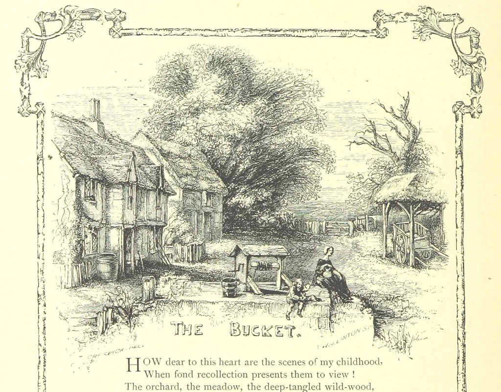An illustration from Poems and Pictures ... A new edition, 1865, leaf 36