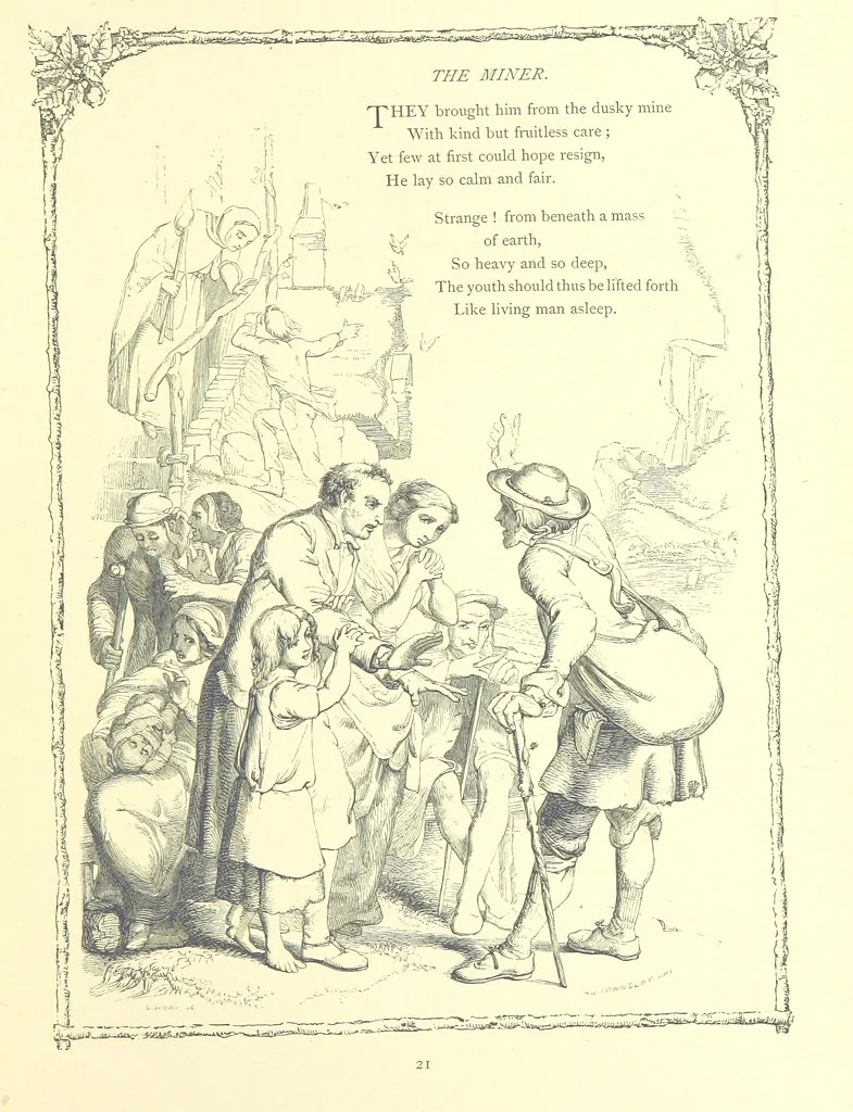 An illustration from Poems and Pictures ... A new edition, 1865, leaf 37