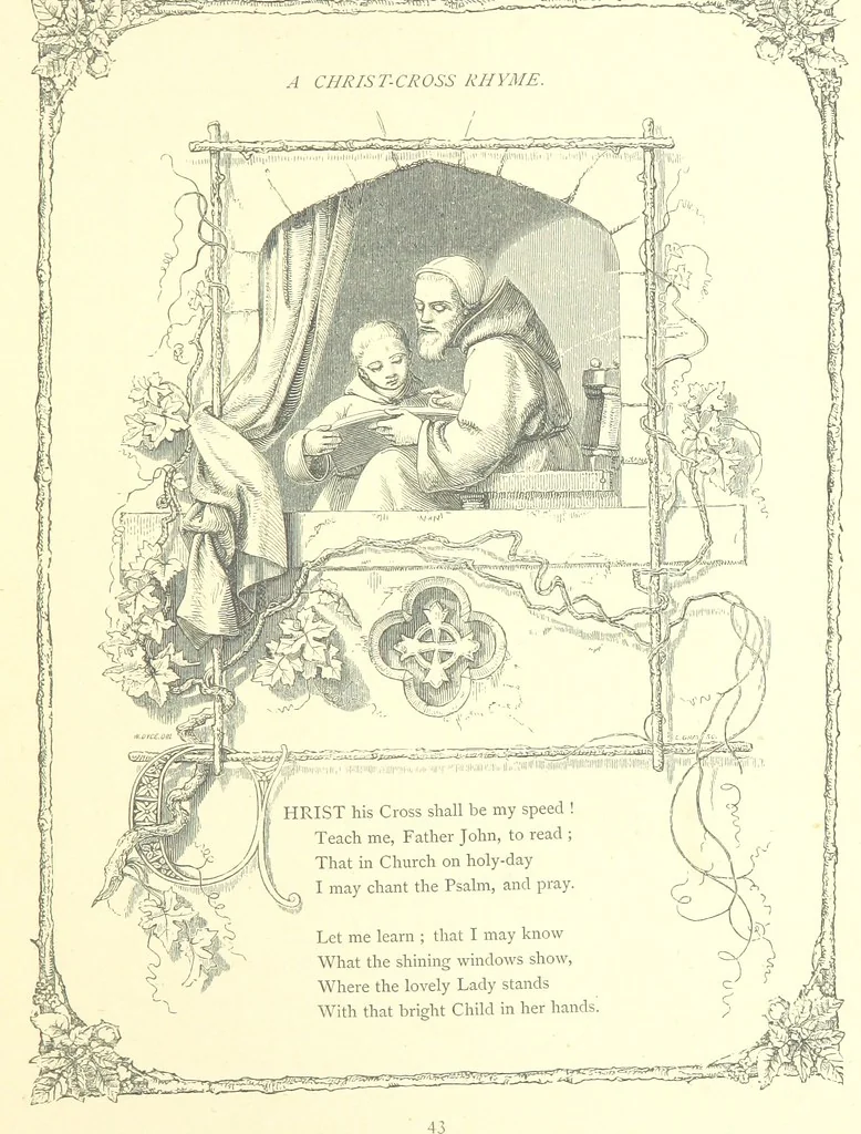 An illustration from Poems and Pictures ... A new edition, 1865, leaf 59