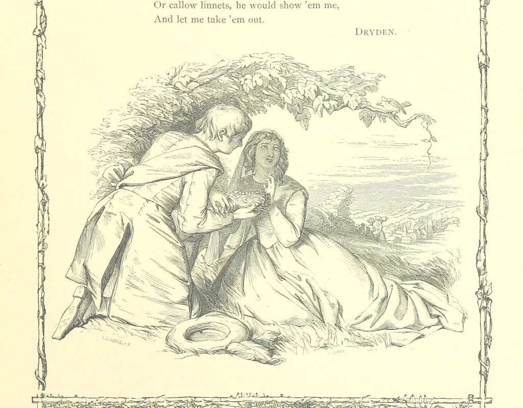 An illustration from Poems and Pictures ... A new edition, 1865, leaf 63