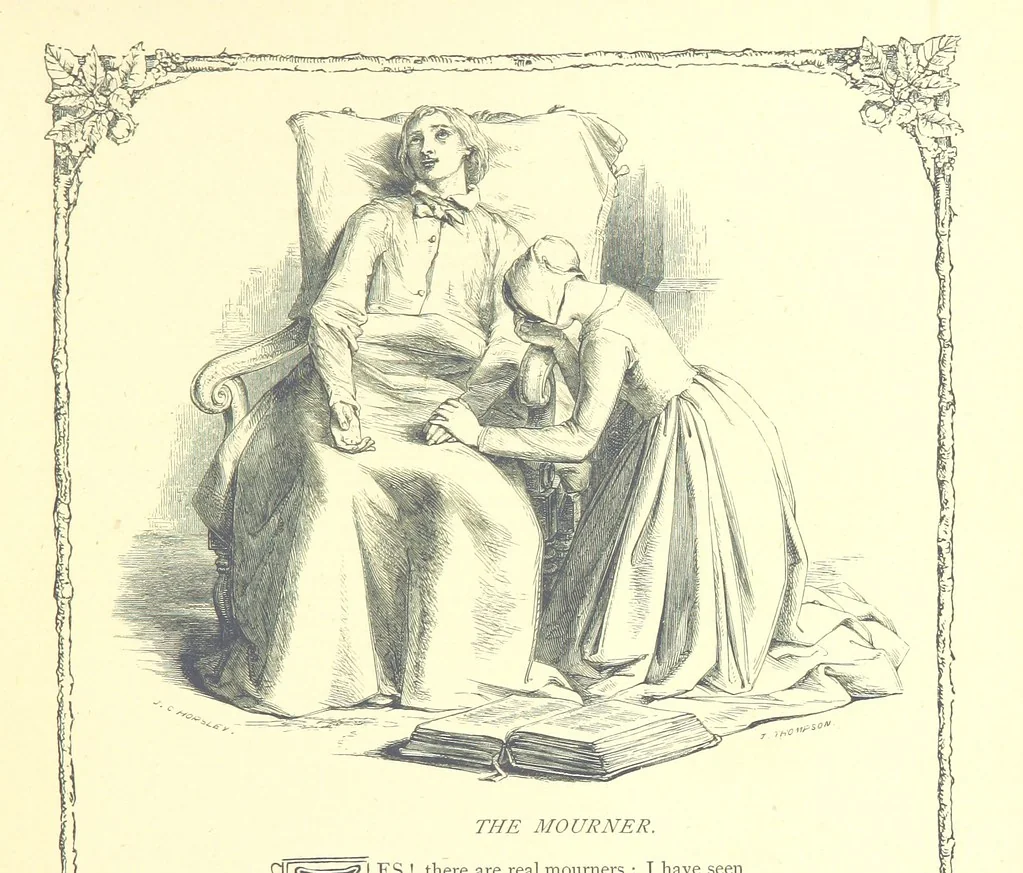 An illustration from Poems and Pictures ... A new edition, 1865, leaf 77