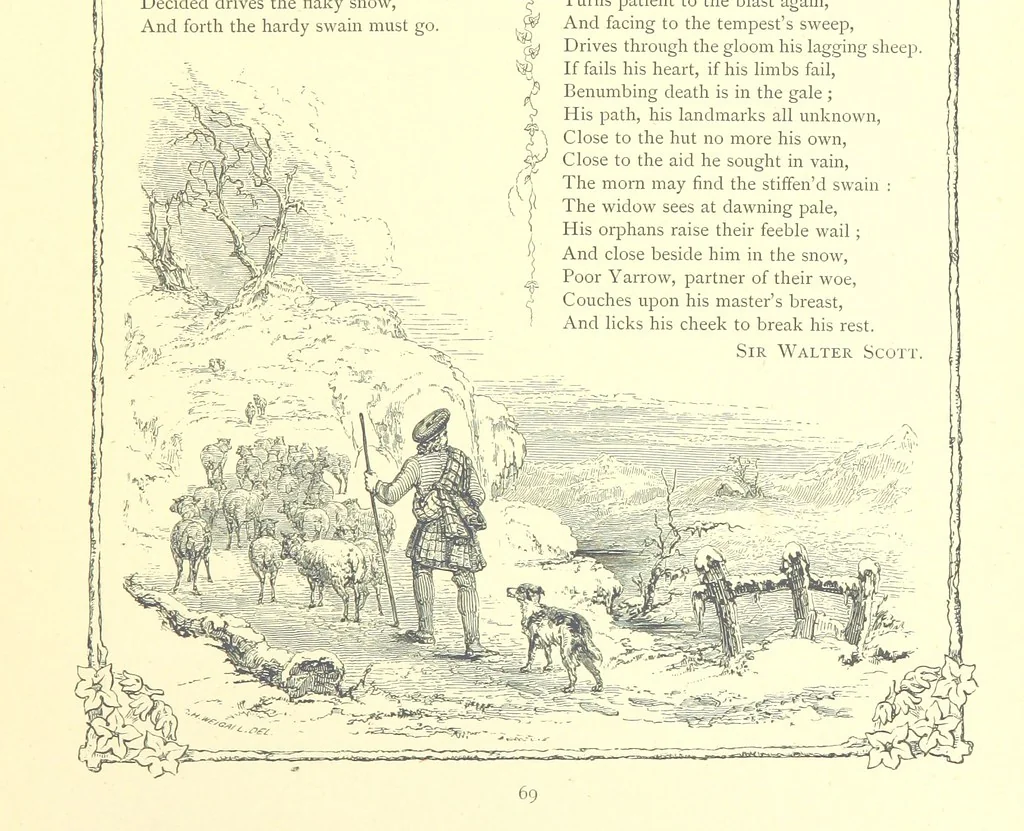 An illustration from Poems and Pictures ... A new edition, 1865, leaf 85