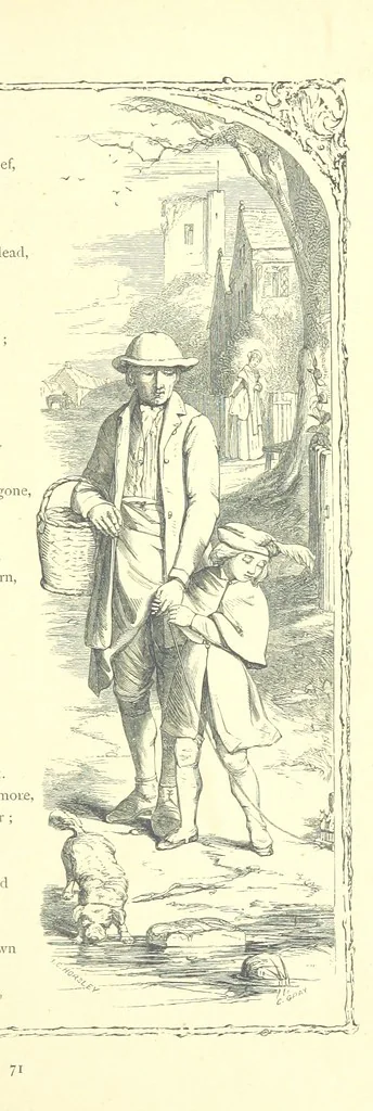 An illustration from Poems and Pictures ... A new edition, 1865, leaf 87