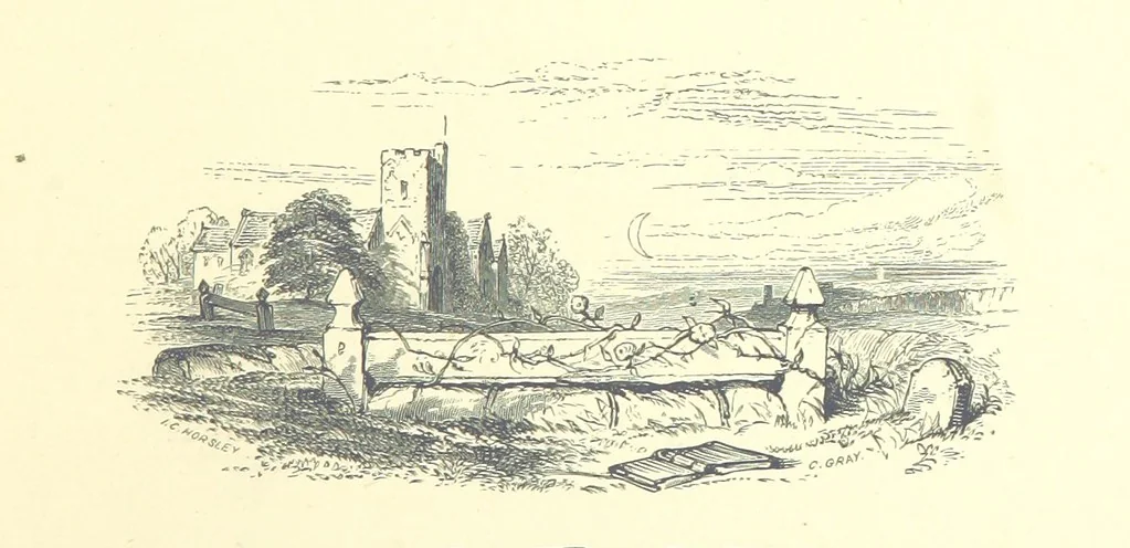 An illustration from Poems and Pictures ... A new edition, 1865, leaf 89
