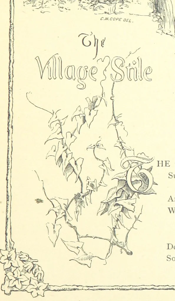 An illustration from Poems and Pictures ... A new edition, 1865, leaf 91