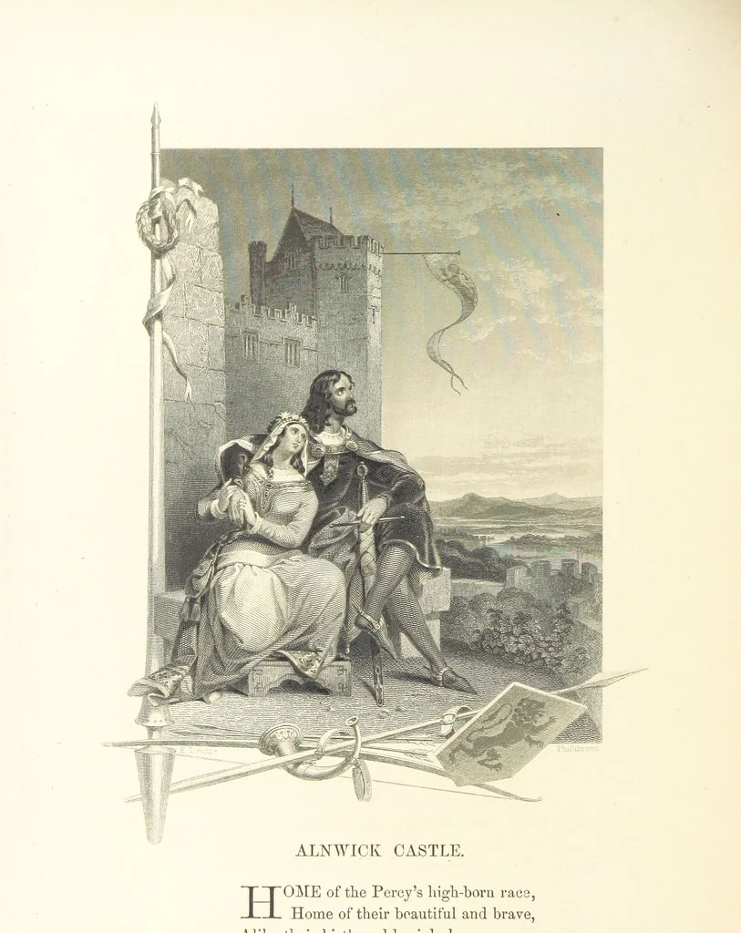 An illustration from The Poet and the Painter; or Gems of Art and Song, 1869, leaf 118