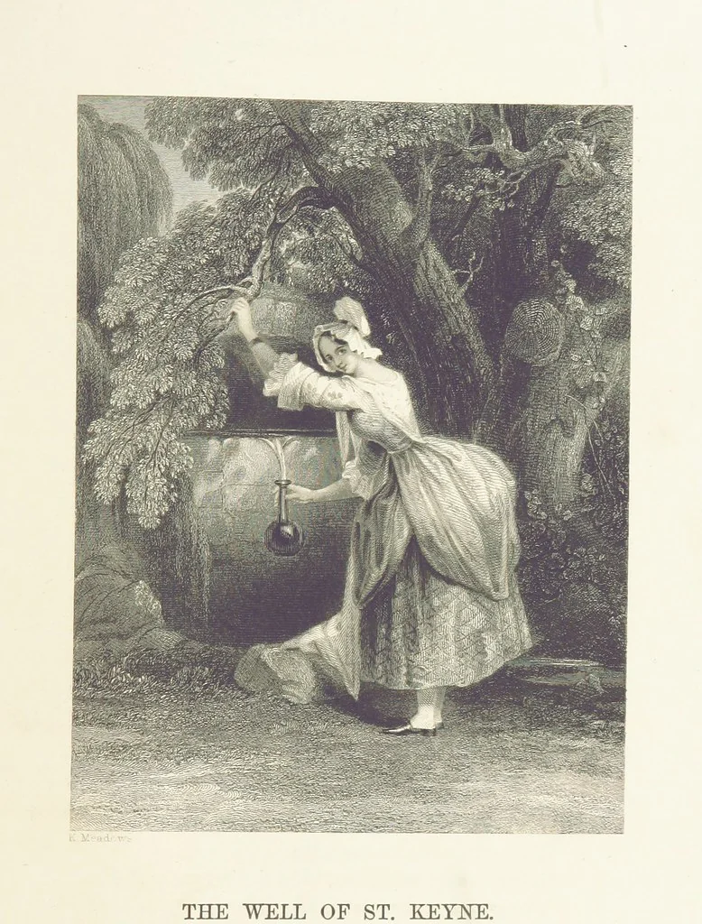 An illustration from The Poet and the Painter; or Gems of Art and Song, 1869, leaf 135