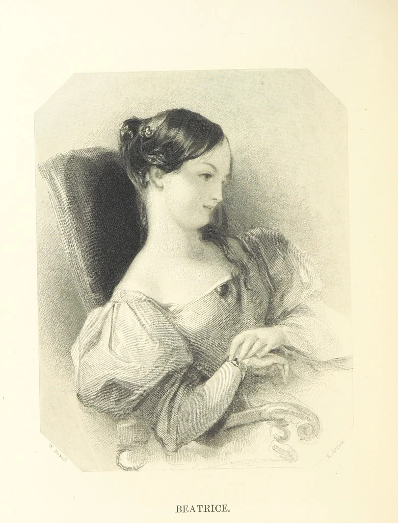 An illustration from The Poet and the Painter; or Gems of Art and Song, 1869, leaf 164