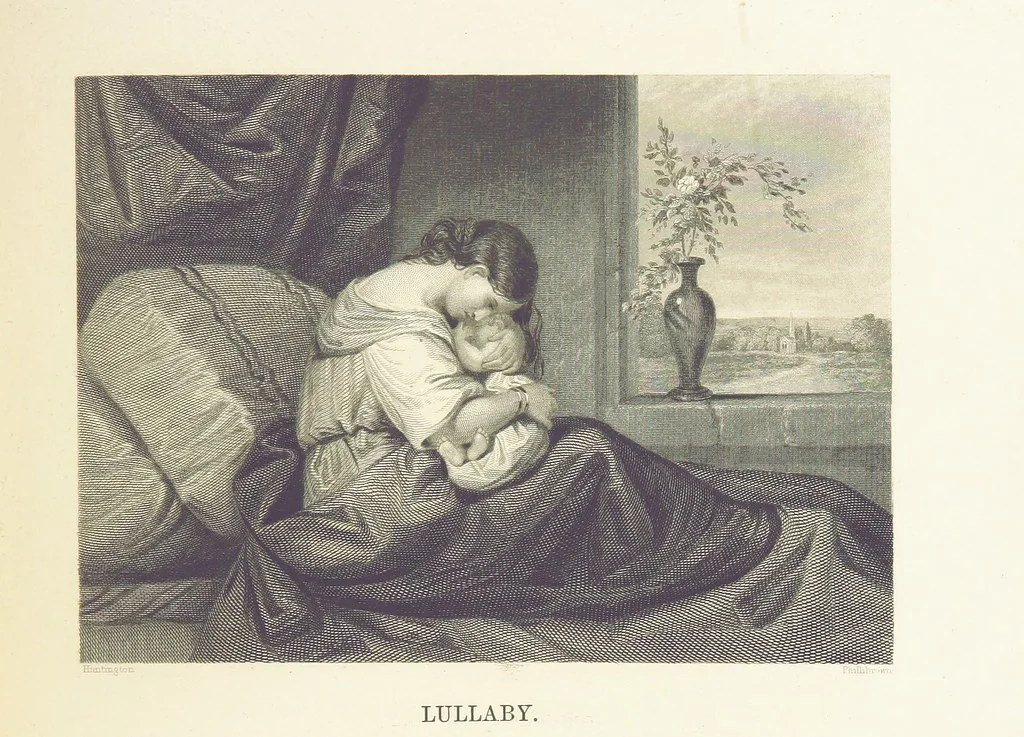 An illustration from The Poet and the Painter; or Gems of Art and Song, 1869, leaf 169