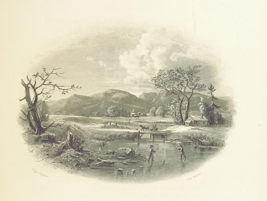 An illustration from The Poet and the Painter; or Gems of Art and Song, 1869, leaf 209