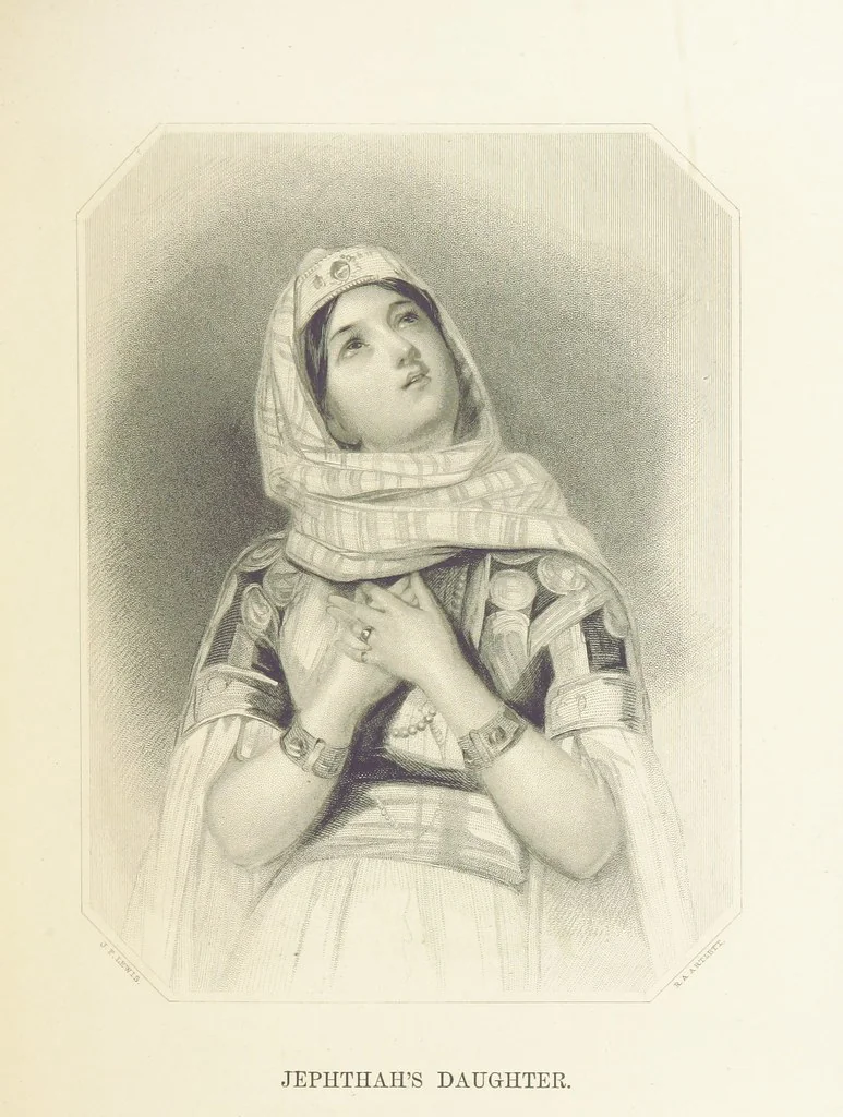 An illustration from The Poet and the Painter; or Gems of Art and Song, 1869, leaf 219