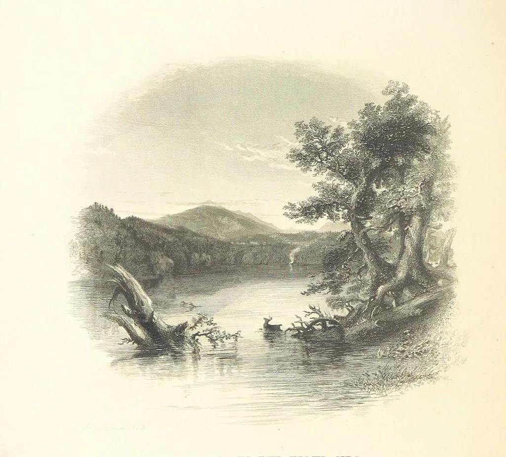 An illustration from The Poet and the Painter; or Gems of Art and Song, 1869, leaf 230