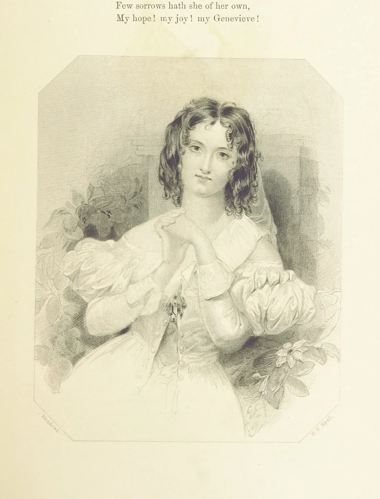 An illustration from The Poet and the Painter; or Gems of Art and Song, 1869, leaf 347